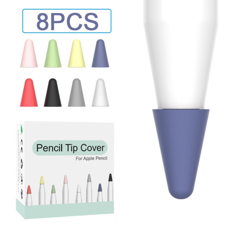 Stylus Replacement Tip - 8pcs Soft Silicone Replacement Tip Case