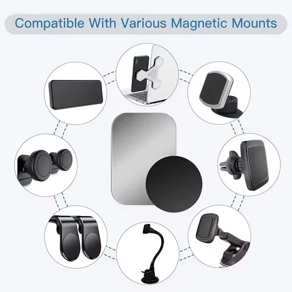 5/10pcs Magnetic Metal Plate D - Tablet Accessories For Car ulasan dan harga
