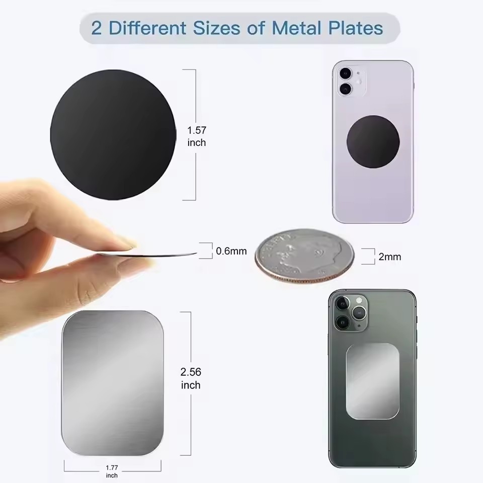 5/10pcs Magnetic Metal Plate D - Tablet Accessories For Car ulasan dan harga