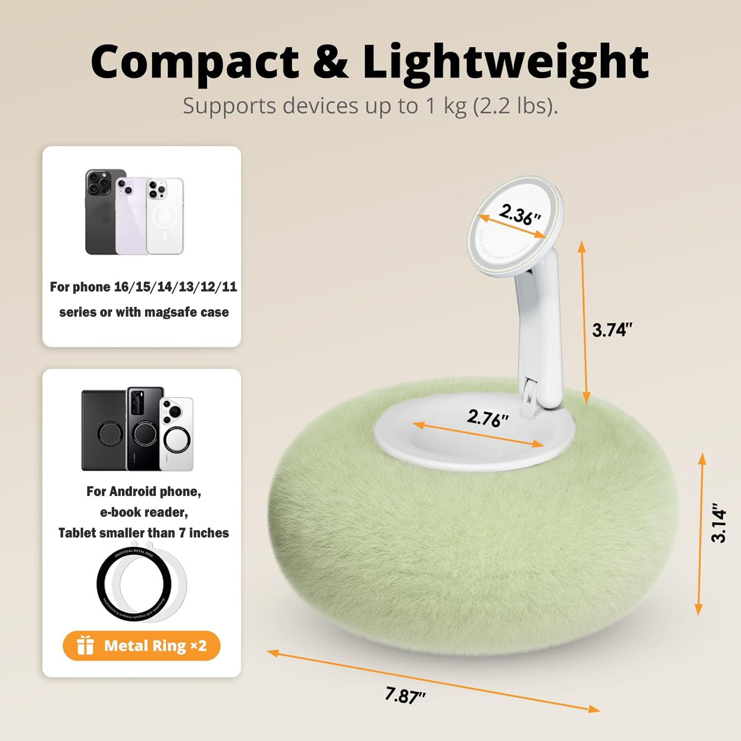 2025 Magnetic Pillow Stand For - Tablet Accessories For Reading ulasan dan harga