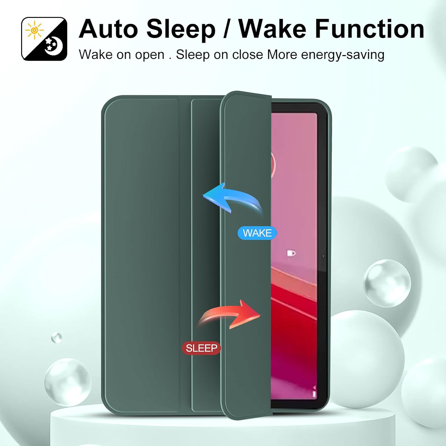 Tri-fold Flip Case For Lenovo  - Lenovo Tablet With Accessories ulasan dan harga