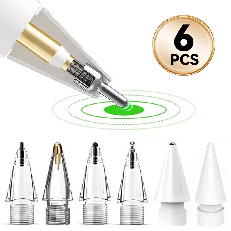 6 Pcs Replacement Pencil Tips  - Stylus Replacement Tip ulasan dan harga
