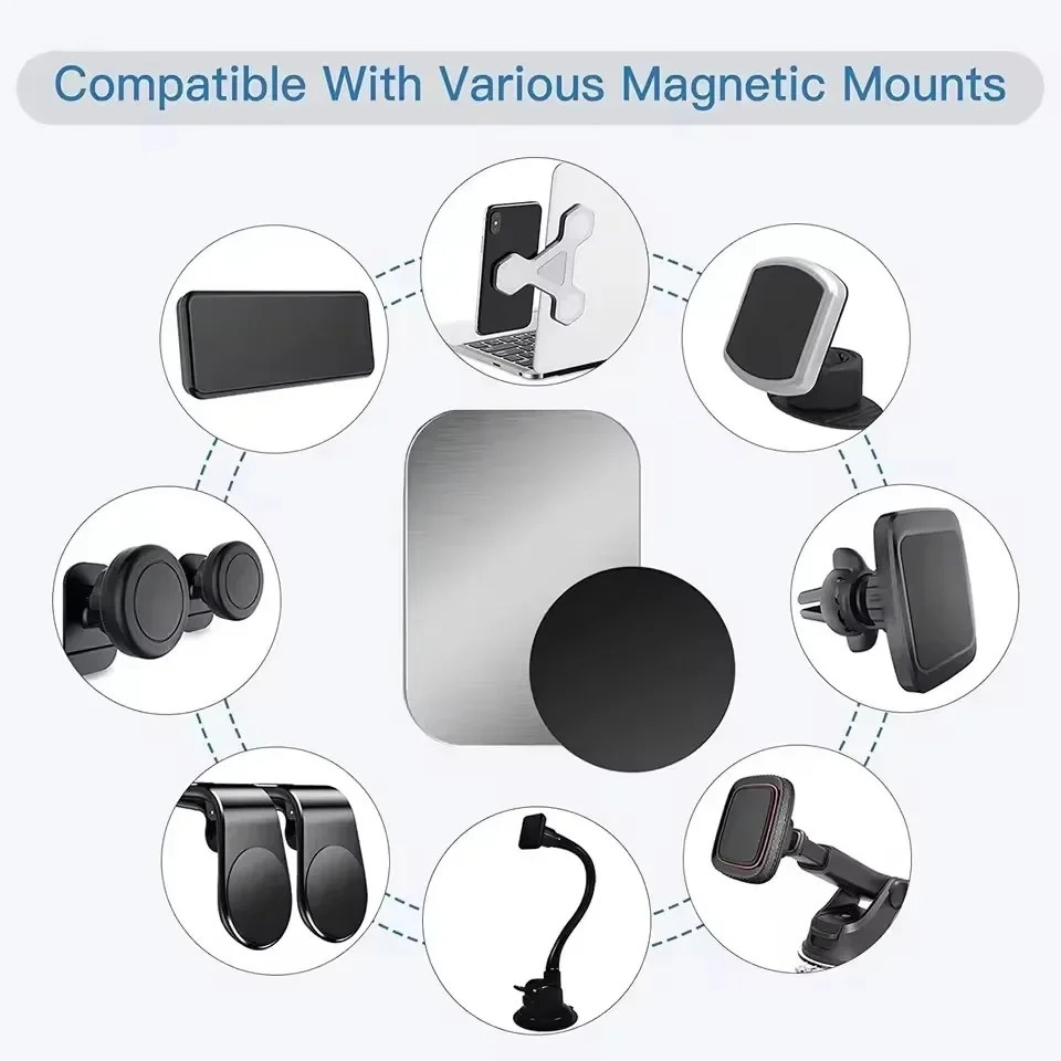 5/10pcs Magnetic Metal Plate D - Tablet Accessories For Car ulasan dan harga