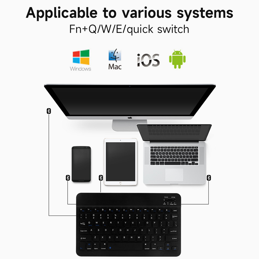Bluetooth Keyboard for IOS And - Windows Tablet Accessories ulasan dan harga