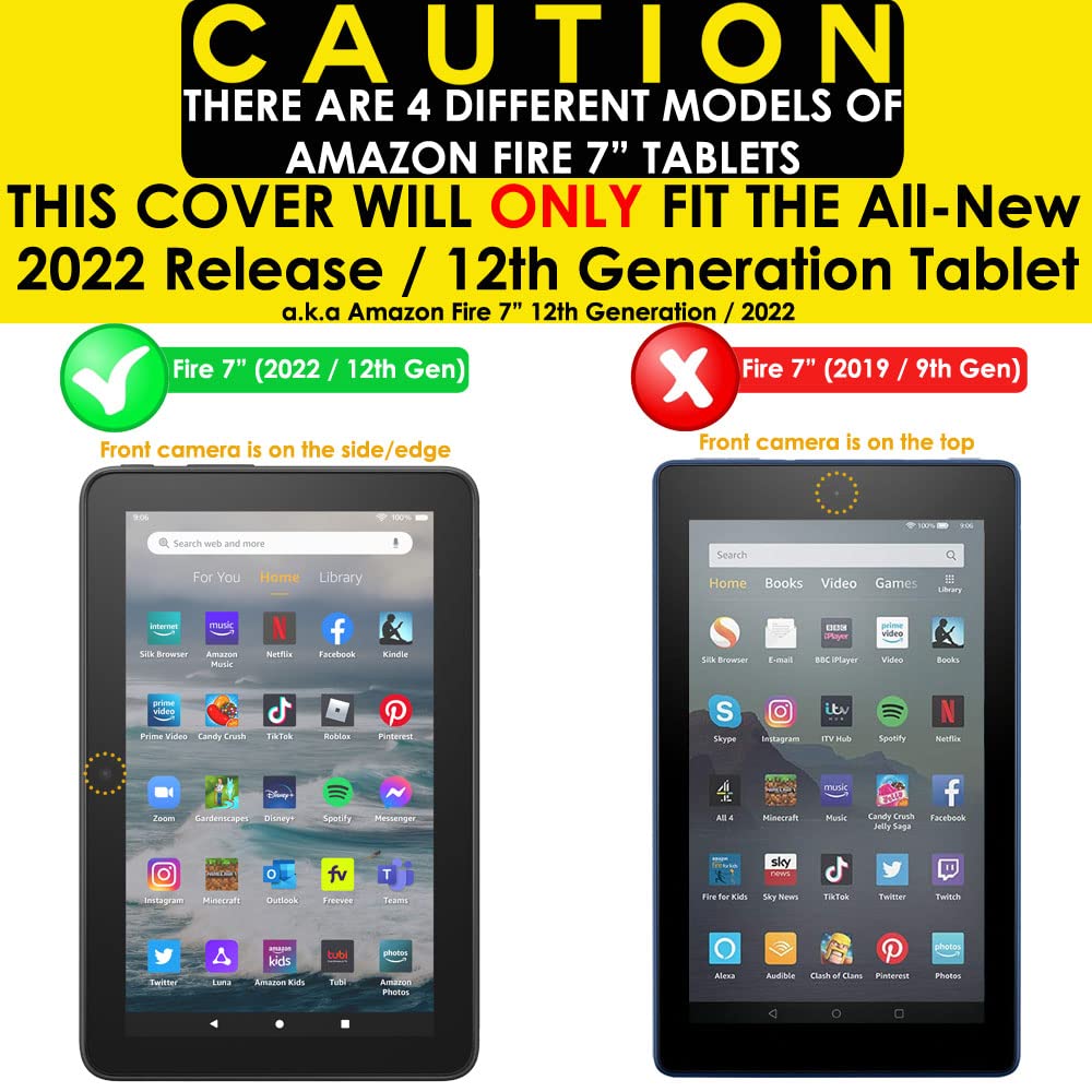 Crystal Case for Amazon Fire 7 - Tablet Accessories Amazon ulasan dan harga