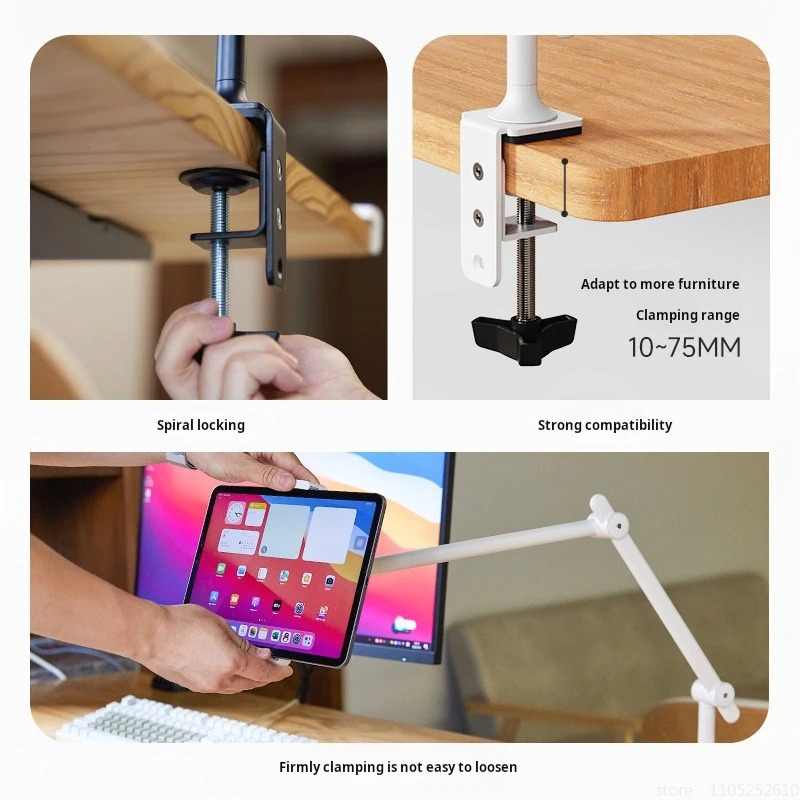 Tablet Mount Metal Stands Hold - Xiaomi Tablet Accessories ulasan dan harga