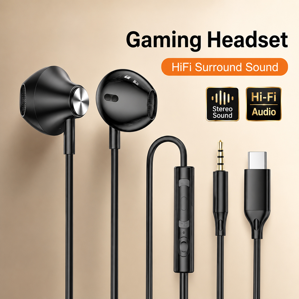 HiFi Surround Headphones Bass  - Xiaomi Tablet Accessories ulasan dan harga