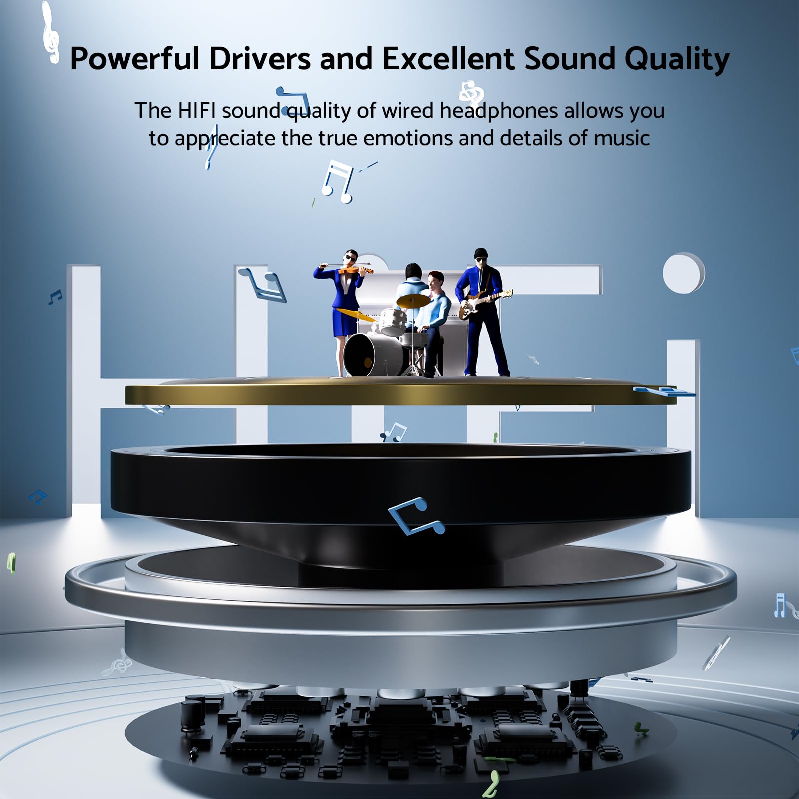 HiFi Surround Headphones Bass  - Xiaomi Tablet Accessories ulasan dan harga