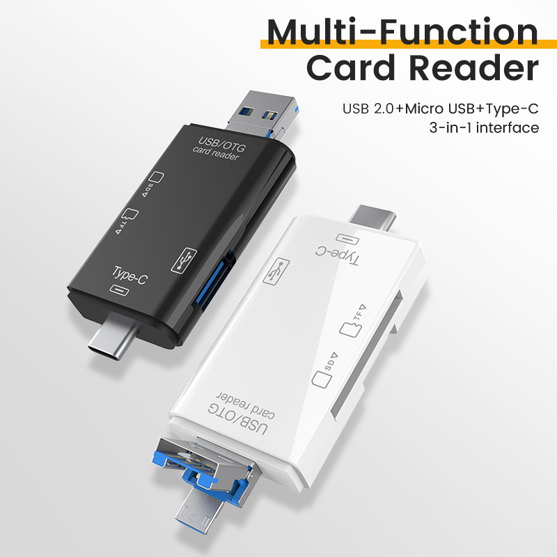 USB Type C Card Reader 6 in 1  - Tablet Accessories For Reading ulasan dan harga