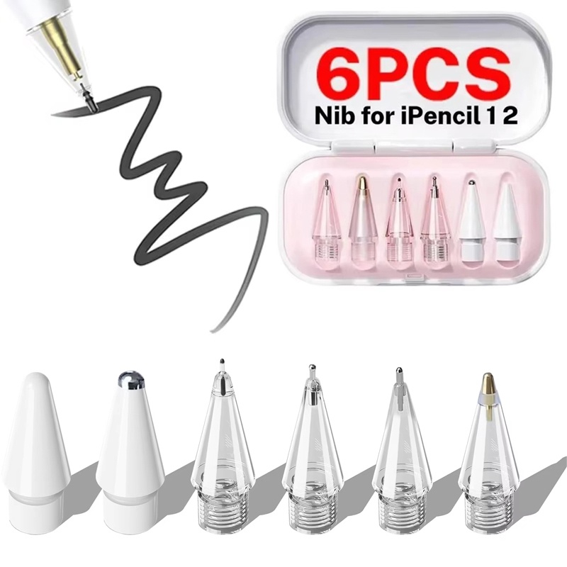 6Pcs Replaceable Pencil Tips F - Stylus Replacement Tip ulasan dan harga