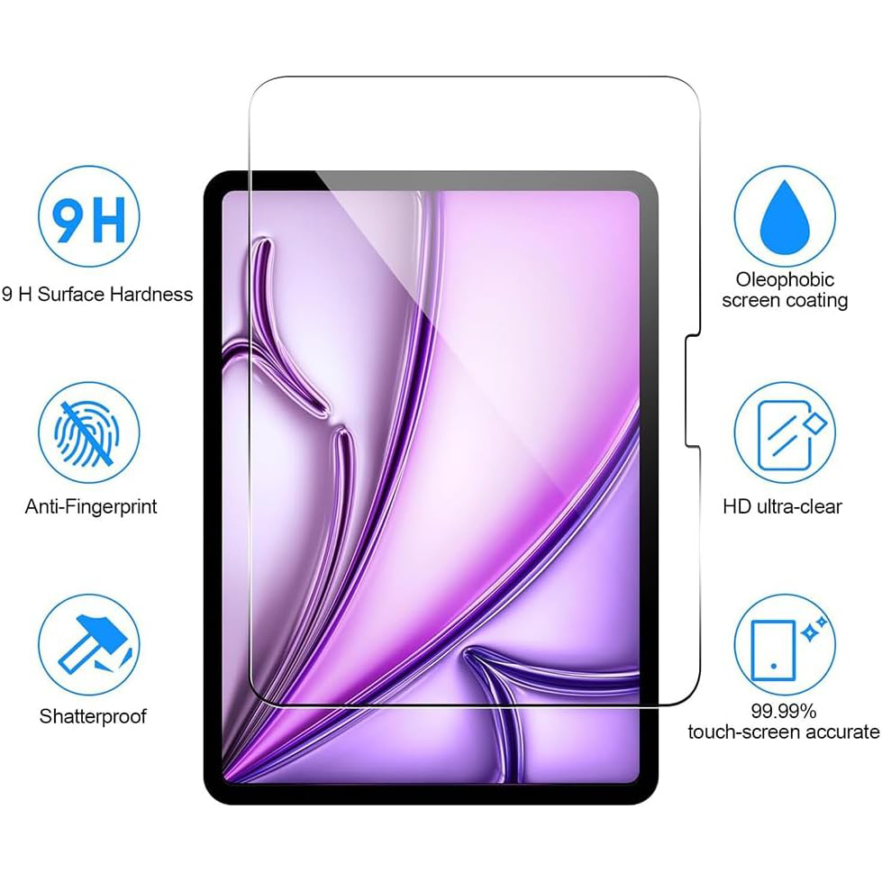 2pcs 9H Tempered Glass For iPa - Temu Tablet Accessories ulasan dan harga