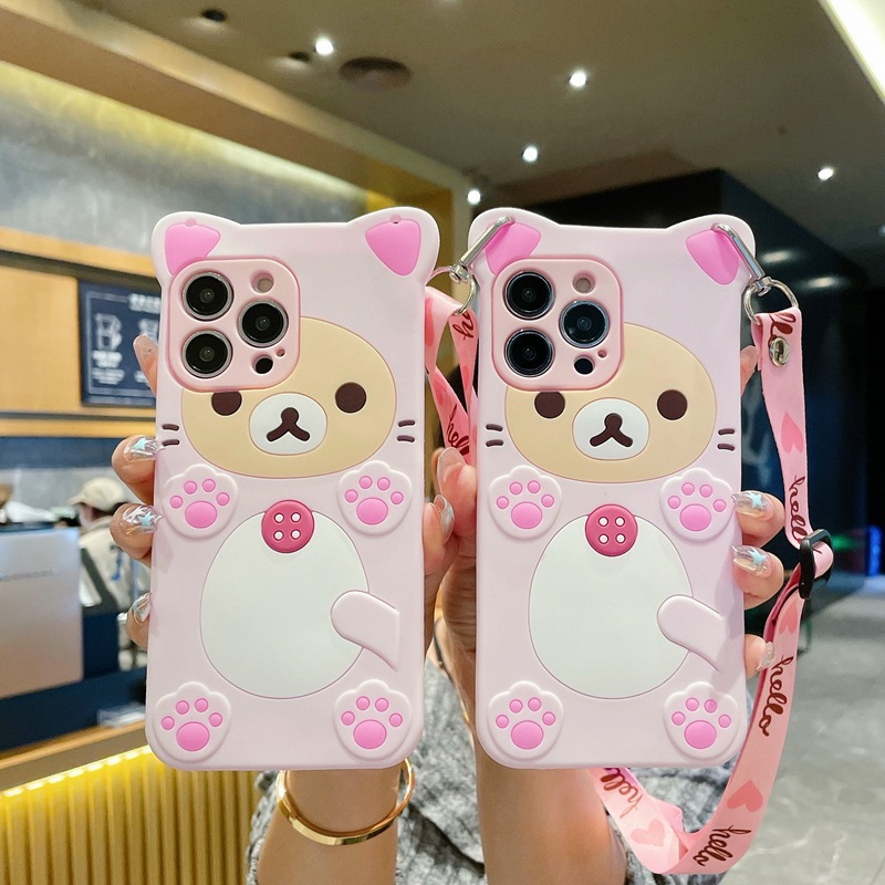 3D Cute Rilakkuma Bear For Sam - Tablet S9 Fe Accessories ulasan dan harga