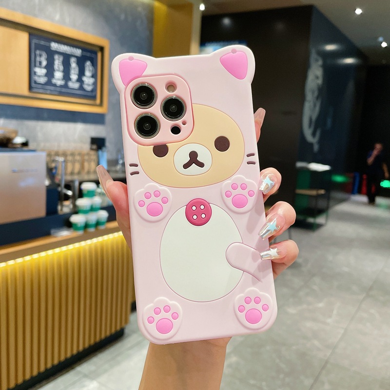 3D Cute Rilakkuma Bear For Sam - Tablet S9 Fe Accessories ulasan dan harga